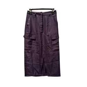 Vero Moda Sikka High Waist Cargo Midi Skirt in Astral Aura XS NWT
